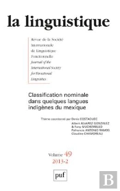 Les Classificateurs Nominaux Dans Des Langues Du Mexique