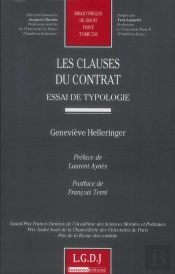 Les Clauses Contractuelles. Essai De Typologie - T.536
