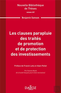 Bertrand.pt - Les Clauses Parapluie Des Traites De Promotion Et De Protection Des Investissements. Volume 227