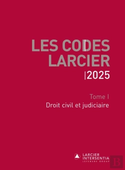 Bertrand.pt - Les Code Larcier Tome I : Droit Civil Et Judiciaire ; À Jour Au 1er Mars 2025