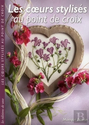 Les Coeurs Stylisés Au Point De Croix