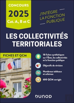 Bertrand.pt - Les Collectivités Territoriales ; Catégories A, B Et C ; Fiches Et Qcm (Édition 2025)