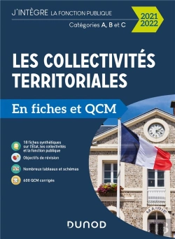 Bertrand.pt - Les Collectivites Territoriales En Fiches Et Qcm - 2021 2022 - Cat. A, B, C - Categories A, B Et C