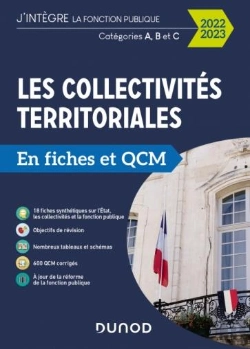 Bertrand.pt - Les Collectivites Territoriales En Fiches Et Qcm - 2022 2023 - Cat. A, B, C - Categorie A, B Et C