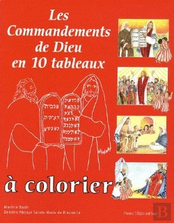Bertrand.pt - Les Commandements De Dieu En 10 Tableaux À Colorier