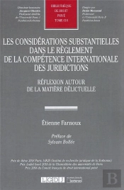 Les Considérations Substantielles Dans Le Règlement De La Compétence Internationale Des Juridictions