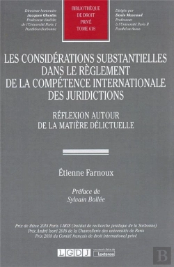 Bertrand.pt - Les Considérations Substantielles Dans Le Règlement De La Compétence Internationale Des Juridictions
