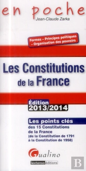 Les Constitutions De La France 2013-2014