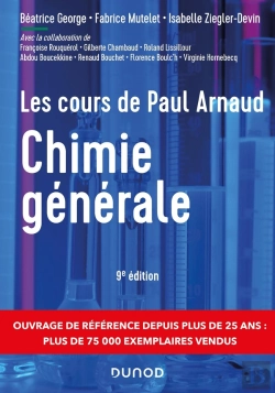 Bertrand.pt - Les Cours De Paul Arnaud : Chimie Générale (9e Édition)