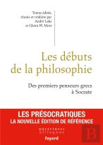 Les Debuts De La Philosophie Grecque