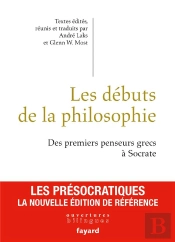Les Debuts De La Philosophie Grecque