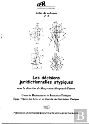 Les Décisions Juridictionnelles Atypiques