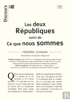 Bertrand.pt - Les Deux Républiques ; Ce Que Nous Sommes