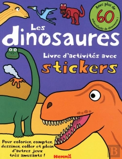 Bertrand.pt - Les Dinosaures - Livre D'Activites Avec Stickers