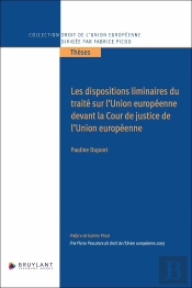 Les Dispositions Liminaires Du Tue Devant La Cjue