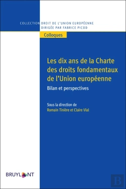 Bertrand.pt - Les Dix Ans De La Charte De Droits Fondamentaux De L'Union Européenne ; Bilan Et Perspectives