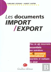 Les Documents Import Export En Pratique