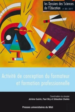 Bertrand.pt - Les Dossiers Des Sciences De L'Éducation Tome 38 : Activité De Conception Du Formateur Et Formation Professionnelle