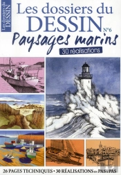 Les Dossiers Du Dessin T.6 ; Paysages Marins ; 30 Réalisations
