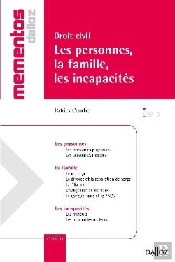 Bertrand.pt - Les Droits Civils ; Les Personnes, La Famille, Les Incapacités (7e Édition)