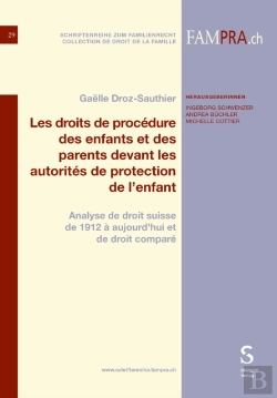 Bertrand.pt - Les Droits De Procédure Des Enfants Et Des Parents Devant Les Autorités De Protection De L'Enfant