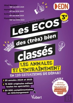 Bertrand.pt - Les Ecos Des (Très) Bien Classés : Les Annales 2024 + 2025 Et L'Entraînement En 120 Situations De Départ