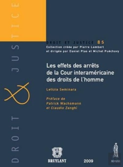 Bertrand.pt - Les Effets Des Arrêts De La Cour Interaméricaine Des Droits De L'Homme
