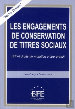 Bertrand.pt - Les Engagements De Conservation Des Titres Sociaux