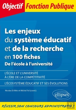 Bertrand.pt - Les Enjeux Du Système Éducatif Et De La Recherche En 100 Fiches - De L'École À L'Université