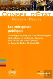 Les Entreprises Publiques ; Un Colloque Organisé Par La Section Du Rapport Et Des Études, La Section Des Finances Et La Section Des Travaux Publics Du Conseil D'Etat Le 10 Juin 2016