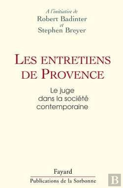 Bertrand.pt - Les Entretiens De Provence - Le Juge Dans La Societe Contemporaine