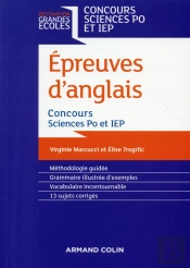 Les Épreuves D'Anglais ; Concours Sciences Po Et Iep (2e Édition)