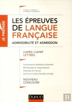Bertrand.pt - Les Épreuves De Langue Française ; Écrit Et Oral : Capes De Lettres 2014/2015