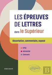 Les Épreuves De Lettres Dans Le Supérieur
