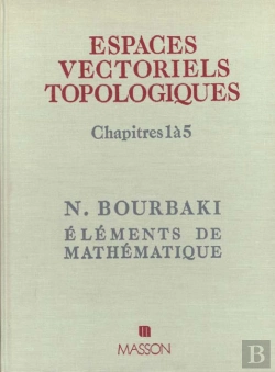 Bertrand.pt - Les Espaces Vectoriels Topologiques Chapitres 1 A 5