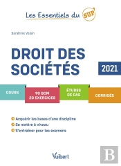 Les Essentiels Du Sup ; Droit Des Sociétés (Édition 2021)