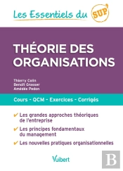 Les Essentiels Du Sup' : Théorie Des Organisations : Cours, Qcm, Exercices, Corrigés