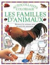 Les Familles D'Animaux ; Autocollants Et Coloriages