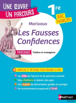 Bertrand.pt - Les Fausses Confidences ; 1re (Édition 2020)