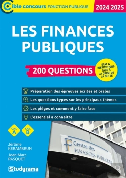 Bertrand.pt - Les Finances Publiques : 200 Questions ; Catégories A Et B (Édition 2024/2025)
