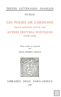 Bertrand.pt - Les Folies De Cardenio : Tragi-Comedie