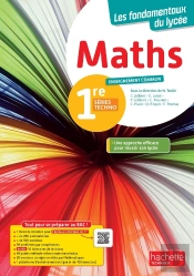 Les Fondamentaux Du Lycée : Maths ; 1re Séries Techno, Enseignement Commun ; Livre Élève