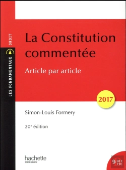 Bertrand.pt - Les Fondamentaux - La Constitution Commentee 2017/2018