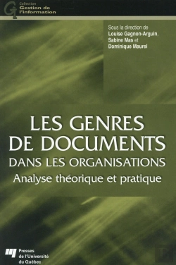 Bertrand.pt - Les Genres De Documents Dans Les Organisations ; Analyse Théorique Et Pratique
