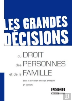 Bertrand.pt - Les Grandes Décisions Du Droit Des Personnes Et De La Famille (2e Édition)