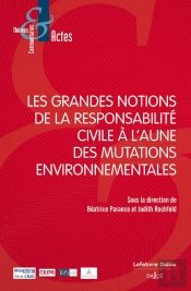 Les Grandes Notions De La Responsabilité Civile À L'Aune Des Mutations Environnementales