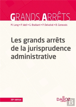 Bertrand.pt - Les Grands Arrets De La Jurisprudence Administrative - 20e Ed.