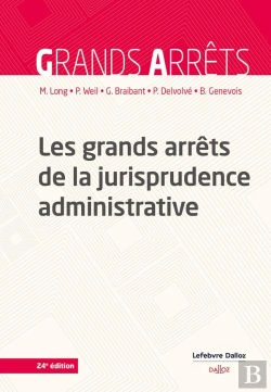 Bertrand.pt - Les Grands Arrets De La Jurisprudence Administrative. 24e Ed.