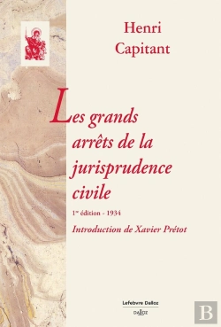 Bertrand.pt - Les Grands Arrêts De La Jurisprudence Civile : 1934 (1re Édition)