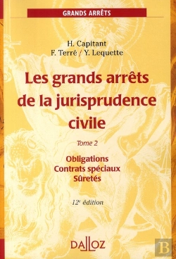 Bertrand.pt - Les Grands Arrêts De La Jurisprudence Civile T.2